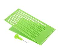 VICASKY Piastra di Scrittura Braille in Plastica con Penna, Kit Braille per Non Vedenti, Tavoletta Didattica per Apprendimento e Persone Ipovedenti, Ausilio per Scrittura Tattile