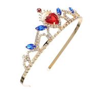 VICASKY Piccola fascia per capelli con strass, affascinante accessorio per capelli per corona per feste di compleanno, elegante e confortevole, materiale di alta qualità