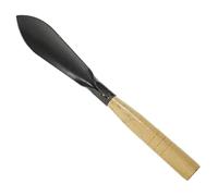 VICASKY Piccolo mestolo da giardino con manico in legno, pala da giardino ergonomica per un'efficace diserbo e cura delle piante, strumento manuale leggero per lavorare senza sforzo in giardino