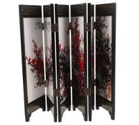 VICASKY Piccolo Schermo Pieghevole Cinese In Legno Laccato Divisorio Tavolo Decorazione Antica Per Salotti Design Elegante Per Scrivania E Soggiorno Unico