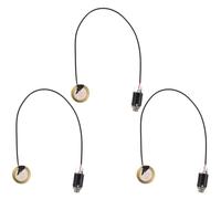 VICASKY Pickup Autoadesivo Piezoelettrico per Chitarre Acustiche, Ukulele e Banjo - Trasduttore Microfono a Contatto, Set da 3 Pezzi da 30 Cm, Compatibile Strumenti a Corde
