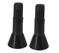 VICASKY Piedini Divisori Per Wc Regolabili in Plastica Set Da 2 Pezzi Antiscivolo e Resistenti All'usura Accessori Per Bagni Pubblici e Privati Design e Stabile