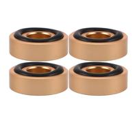 VICASKY Piedini in Gomma Avvitabili 40x10 Mm Cuscinetti Antiscivolo per Taglieri da Cucina, Supporti Rialzati Protettivi e Stabilizzatori per Ceppi da Macellaio, Kit 4 Pezzi per