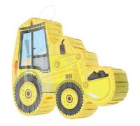 VICASKY Pinata Escavatore Giallo in Resistente Decorazione Festa Compleanno Tema Costruzioni Decorativa e per Party Accessorio e Centrotavola Originale