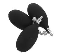 VICASKY Pompa ad Aria Manuale per Sfigmomanometro 3 Pezzi Ricambio con Valvola di Rilascio Metallo, Gonfiaggio Uniforme per Monitor Pressione Sanguigna, Accessori Medici per Uso