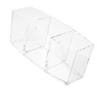 VICASKY Porta Capsule Caffè Trasparente in Acrilico con Scomparti Organizer Multiuso per Bustine Zucchero e Piccoli Dolci Scatola Contenitore Pratica per Cucina Ufficio e Casa