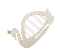 VICASKY Porta Fiocchi per Chioma in Legno Beige Supporto a Forma di Cigno, Organizer Accessori Chioma per Bambine, per Decorare L'ambiente dei Ragazzo Ragazza e Promuovere Buone Abitudini