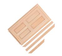 VICASKY Porta in Legno Modello Per La Casa delle Bambole Porta In Legno Non Trattato Per La Decorazione E Giocattoli Per Giardini Fata E Progetti Creativi Scala