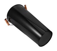 VICASKY Porta Legna Caminetto in Metallo con Manico Secchio per Carbone e Legna da Interno Contenitore Organizzatore per Combustibile e Stoccaggio Facile