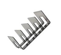 VICASKY Porta Libri Vintage Trasparente in Premium Organizer da Scrivania con Mensole e Divisori Supporto Stabile per Libri e Riviste Adatto per Ufficio e Studio