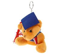 VICASKY Portachiavi a forma di orso dottore, grazioso orsetto di peluche come ciondolo per borsa e decorazione, accessorio perfetto per laureati e amanti degli animali di peluche