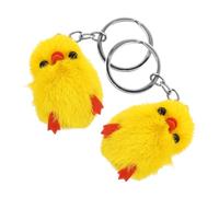 VICASKY Portachiavi arrabbiato peluche portachiavi catena per zaino auto borsa festa favor giocattolo decorativo