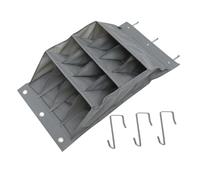 VICASKY Portaoggetti da Appendere Dietro Porta in Oxford Organizer Multiuso con Grigie per Ottimizzare lo Spazio per Scarpe Accessori e Articoli Casalinghi in Armadio e Camere