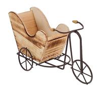 VICASKY Portavasi in per Bici a Forma Decorazione da Fioriera in Metallo per Esterni Espositore per Piante Resistente Portavaso per e Patio