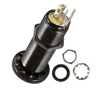 VICASKY Presa Di Uscita Stereo Per Chitarra Jack Per Chitarra Elettrica E Basso Jack Di Ricambio Per Jack Di Uscita A Cilindro A 4 Pin Presa A Piastra Nera Facile Da Installare