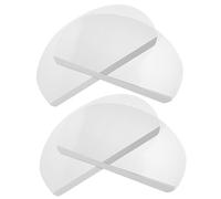 VICASKY Protezione Facciale Adesiva per Occhi 25 Pezzi Copertura gli Occhi Tagliata Trasparente per Parrucchieri Protezione Viso per Saloni di Bellezza Durante Taglio Chioma