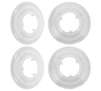 VICASKY Protezione per Ruote Bici Copri Ingranaggi a Tre Artigli in Plastica, Set 4 Pezzi Facile da Installare, Accessorio Elegante per Mountain Bike e Bici da Strada