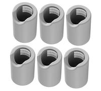 VICASKY Protezioni Angolari Per Mobili e Maniglie a L, Set 6 Pezzi Grigio, Protezione Angolare a Di Ragazzo Ragazza Per Armadi e Cassetti Adesivo Forte e Resistente Agli Urti