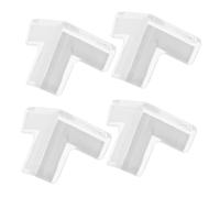 VICASKY Protezioni Angolari Trasparenti per Tavoli e Mobili, Paracolpi Sicurezza Ragazzo Ragazza, Facile Installazione, Design Invisibile, Set 4 Pezzi per Cucina e Cameretta