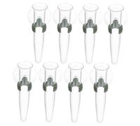 VICASKY Provetta Mini vaso per fiori con ventosa, 8 pezzi, tubi di cultura tazza di orchidea/in stand negozio con talee floreali Milkweed vasi di vetro trasparenti per specchio vaso tomba