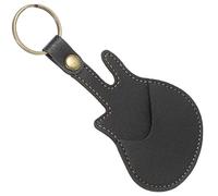 VICASKY Pu Pelle Chitarra Picks Custodia Con Catena Porta Plettri Portatile Per Chitarra Ukulele E Basso Soluzione Pratica E Durevole Per Musicisti