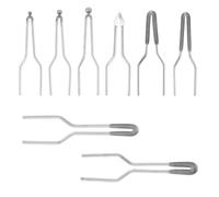 VICASKY Punte per Pirografia in Metallo Argento Set per Macchina | Punte Filo Riscaldante Assortite, Uso per Disegno e Bruciatura, Accessori per Utensile da Combustione Legno