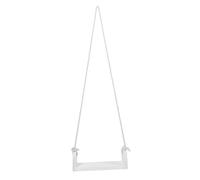 VICASKY Puntelli di scena per la fotografia del bambino, tappetino da gioco per la palestra, monitor neonato, struttura in legno, altalena per bambini, altalene, corda di canapa, colore bianco