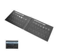 VICASKY Quaderno da colorare polacco UV pratica delle unghie progetto manicure nail art mano Libro sulla pittura delle unghie Libro pratico per le unghie Libro di pittura per unghie carta