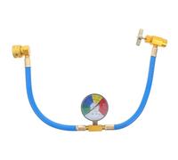 VICASKY R134A - Kit di ricarica per refrigerante auto R134A, refrigerante, tubo di riempimento R134A, tubo di riempimento R134A, tubo di ricarica, sistema di misurazione per auto (filettatura 1/2)