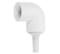 VICASKY Raccordi in PVC Connettori per Idroponico e Giardino, Adattatori per Irrigazione e Piscina, Set 25 Pezzi 90° Ingresso Acqua, Resistente e Sicuro per Uso Potabile e Fai da Te