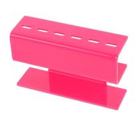 VICASKY Rack di archiviazione di ciglia estensioni organizzatore frustata piccolo organizer per la conservazione delle ciglia supporto per pinzette per estensione ciglia Acrilico Roseo