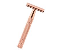 VICASKY Rasoio Barba Professionale Doppia Lama Rasoio Manuale per Barba e Capelli per Casa e Viaggio Peso Considerevole per Rasatura Profonda Impugnatura Antiscivolo