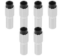 VICASKY Regolatore del Cavo Cambio Bici in Lega di Alluminio, Vite di Regolazione Barilotto 6 Pezzi per Mountain Bike, Bici da Strada e Pieghevole, Tensione Precisa e Fissaggio Stabile