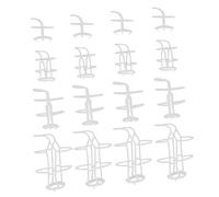 VICASKY Reti Salina Sospese Buste a Rete Per Fiale 40 Pezzi in Pp Bianco, Supporto Portabottiglie Per Infusione Da 50ml a 500ml, Leggere e Resistenti Per Uso Ospedaliero e Clinico