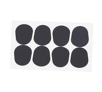 VICASKY Ricambio per bocchino per sassofono, 16 pezzi, toppe per clarinetto, sassofono antico/tenore, nero, 0 8 mm, fonoassorbente ed elastico