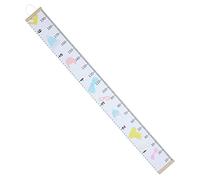 VICASKY Rilevamento dell'altezza, adesivo da appendere, in carta, al neon, decorazione per la ricompensa dei bambini, a LED falso, pianta solare, adesivo da parete per vasino, diagramma