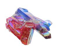 VICASKY Rocca di Quarzo Traslucido Naturale Cluster di Cristallo per Decorazioni Feng Shui Esemplare di Quarzo Grezzo per Complementi da Scrivania e Esposizione di Cristalli Colorati