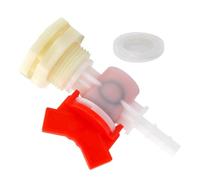 VICASKY Rubinetto Acqua per Pollame Connettore Sfera Flessibile per Serbatoio Kit di Sostituzione in Plastica Parte per Abbeveratoio Distributore per Conigli