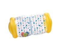 VICASKY Rullo gonfiabile per gattonare, giocattolo per gattonare, attrezzi da fitness, giocattolo per esercizi di ascolto e tasti, in plastica PVC, giallo