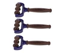 VICASKY Rullo massaggiante in legno, 3 pezzi, per muscoli delle gambe, gamba a compressione per la circolazione sanguigna, strumento manuale per il collo