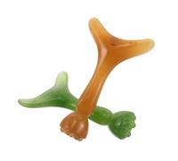 VICASKY Rullo Massaggiante per Viso e Contorno Occhi in Resina 2 Pezzi, Mini Strumento Portatile per Agopressione e Massaggio Gua Sha, Leggero e Adatto ai Viaggi per Cura della