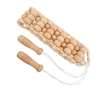 VICASKY Rullo Massaggiatore in Legno Per La Schiena e Piedi, Strumento Massaggio Manuale Per Punti Trigger Impugnatura Ergonomica, Dispositivo Per Rilassamento Muscolare e Automassaggio Domestico