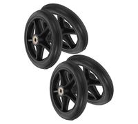 VICASKY Ruote Anteriori per Sedia a Rotelle da 7 Pollici in Gomma Set da 4 Pezzi Sostitutivi Accessori per Deambulatori e Ausili per la Mobilità Installazione Semplice e Guida