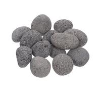 VICASKY Sacco Pietre Laviche Volcaniche per Stufa a Gas Rocce Decorative Riutilizzabili per Focolare Resistente al Calore per Patio e Giardino Indoor e Outdoor