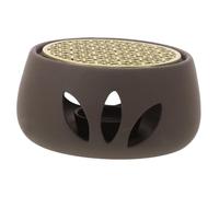 VICASKY Scalda Teiera in Supporto Per Caldarella Candele Tealight Senza Fiamma Scalda Teiera Per Scrivania Elettrico in Ceramica Per Tè