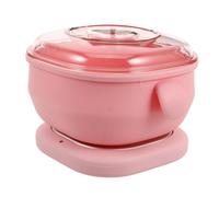 VICASKY Scaldacera in silicone, mini scalda cera, morbido scalda cera, per la rimozione dei capelli, inserto in plastica, rosa