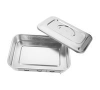 VICASKY Scatola con coperchio, scatola di quadrata per parrucchieri e terapisti, resistente alle alte temperature, antipolvere per