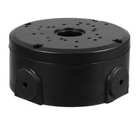 VICASKY Scatola di Giunzione Supporta Montaggio a Soffitto e Parete per Telecamera da Esterno in Plastica Nera, Nascosta Cavi di Alimentazione Forma Cupola Rotonda