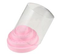 VICASKY Scatola di immagazzinaggio per punte per nail art, custodia antipolvere per teste abrasive per unghie, valigetta per trapani per unghie, organizer per la conservazione delle unghie, in