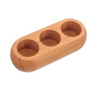 VICASKY Scatola di legno massello Rack Porta Olio Essenziale Slot Display Aromaterapia Oli Bottiglia Olio Essenziale Porta-Olio Per Pratica Olio Essenziale Rack Rovere Rosso